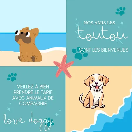 公寓 T2 Cozy Face Dunes Et Ocean - Thalasso Et Golf 圣让-德蒙